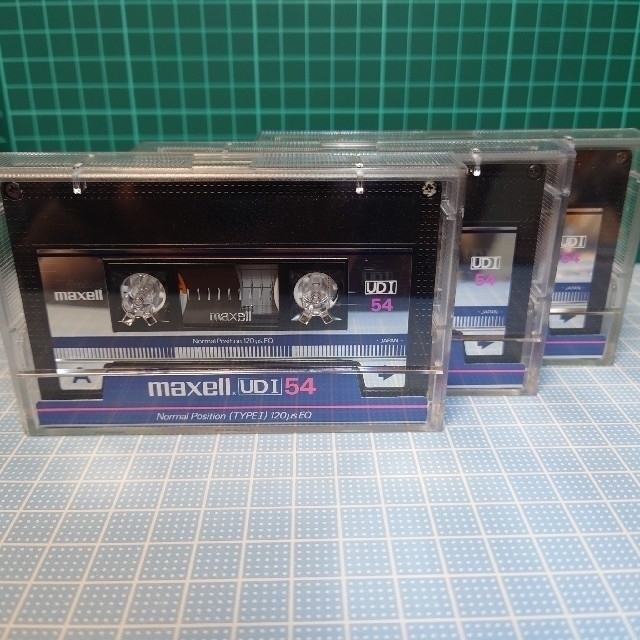 maxell(マクセル)のmaxell  UDⅠ 54  カセットテープ54分・3本(NORMAL) スマホ/家電/カメラのオーディオ機器(その他)の商品写真