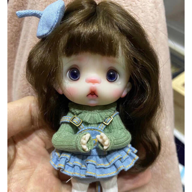 日本人気超絶の オビツ 粘土ドール ob11 ヘッドのみ - 人形