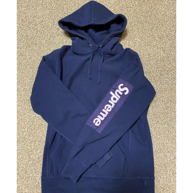 Supreme Sleeve Patch Hooded サイズM