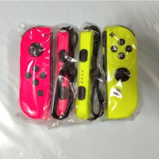 ニンテンドースイッチ(Nintendo Switch)のJoy-Con ネオンピンク / ネオンイエロー 未使用 ジョイコン(その他)