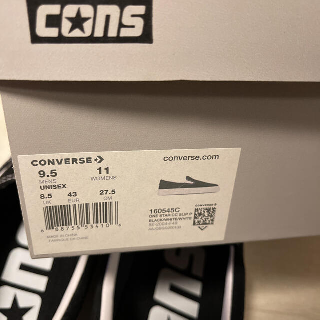 CONVERSE(コンバース)の未使用！ CONVERSE CONS ワン ヒール スター 黒 白 27.5cm メンズの靴/シューズ(スニーカー)の商品写真