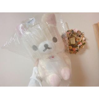 サンエックス(サンエックス)の≪新品未開封≫コリラックマ あみぐるみ風ぬいぐるみ XL プレミアム(キャラクターグッズ)