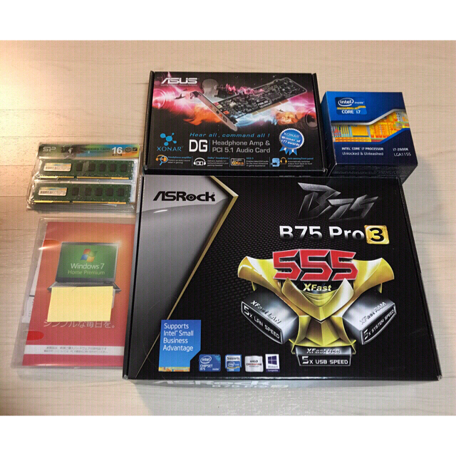 PCパーツ Core i7 2600k 他 自作PCパーツ6点セット chateauduroi.co