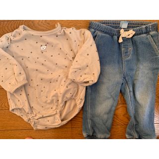 80センチ　男の子　２枚セット(パンツ)