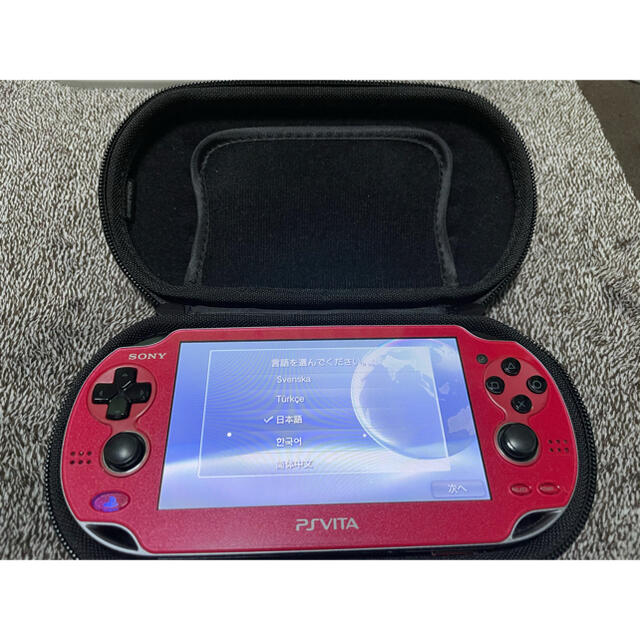 Sony  PlayStaion VITA 本体　PCH-1100 赤Sony