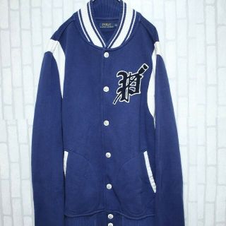 ポロラルフローレン(POLO RALPH LAUREN)のポロラルフローレン　スタジャン　ゆるだぼ　刺繍　ワッペン　フリース(スタジャン)