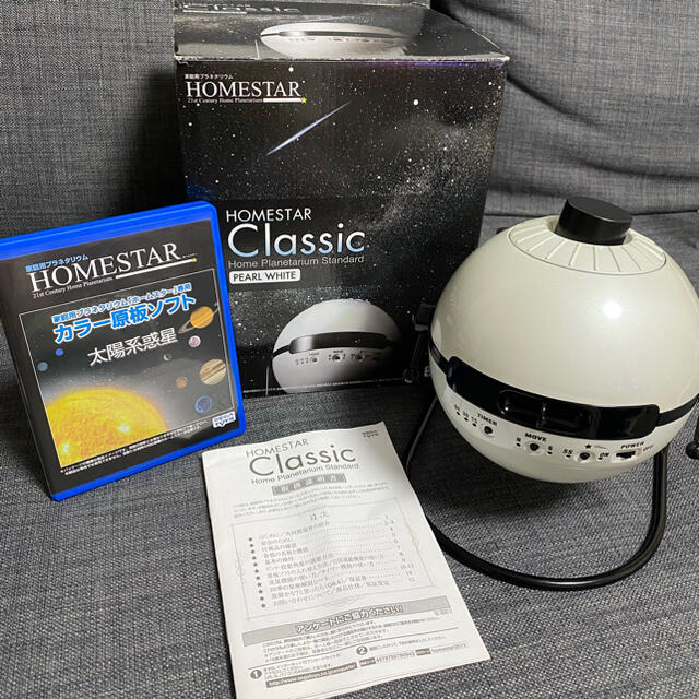 SEGA(セガ)のHOMESTAR Classic (ホームスター クラシック) パールホワイト スマホ/家電/カメラのテレビ/映像機器(プロジェクター)の商品写真