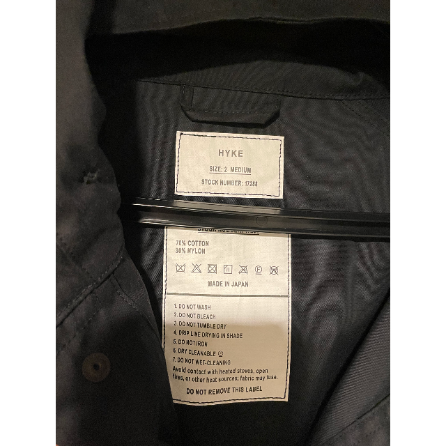 HYKE - 入手困難 HYKE 21SS N/C MILITARY JACKETの通販 by HYKE - 入手困難 HYKE 21SS N/C MILITARY JACKETの通販 by