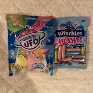 韓国　UFO キャンディー　ヒッチーズ　マーメイドエディション　40g(菓子/デザート)