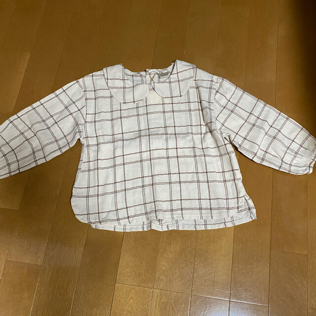 futafuta(フタフタ)のテータテート　チェック襟ブラウス キッズ/ベビー/マタニティのキッズ服男の子用(90cm~)(ブラウス)の商品写真