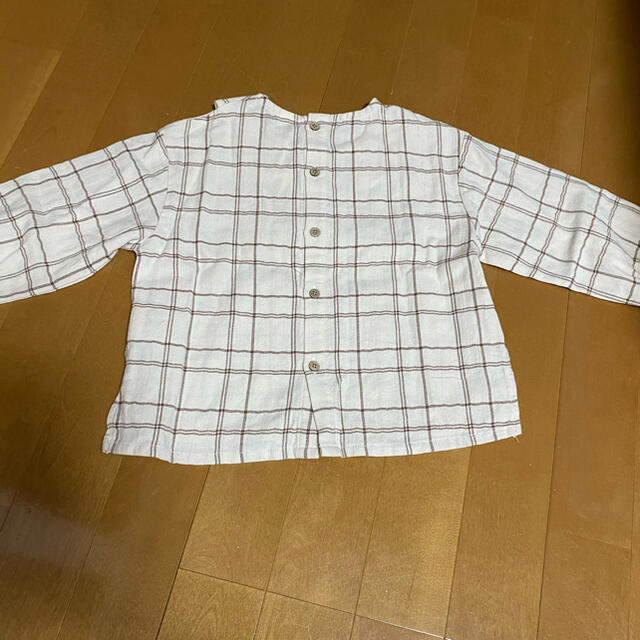 futafuta(フタフタ)のテータテート　チェック襟ブラウス キッズ/ベビー/マタニティのキッズ服男の子用(90cm~)(ブラウス)の商品写真