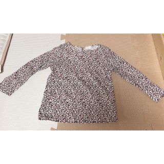 エイチアンドエム(H&M)のH&M 花柄トップス　80cm(Ｔシャツ)