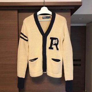 ポロラルフローレン(POLO RALPH LAUREN)の☆Polo ポロ バイラルフローレン ウイングフット 麻素材カーディガン『S』(カーディガン)