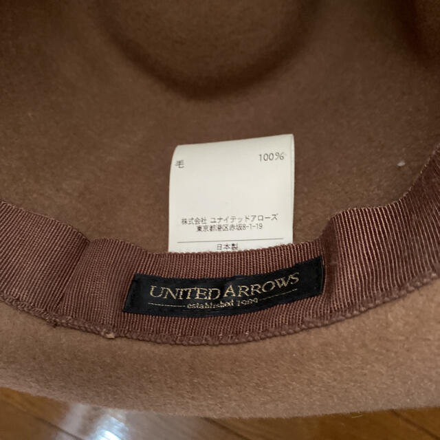 UNITED ARROWS(ユナイテッドアローズ)のユナイテッドアロー　ハット　キムタク レディースの帽子(ハット)の商品写真