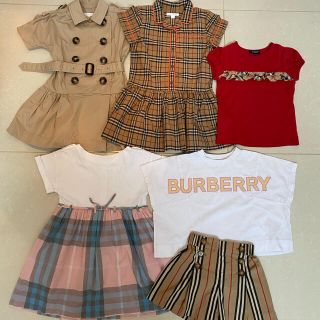 バーバリー(BURBERRY)のバーバリー　キッズ☆6点セット☆size6〜7(ワンピース)