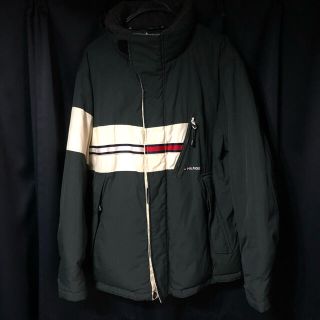 トミーヒルフィガー(TOMMY HILFIGER)の古着 90’s Tommy Hilfiger ダウンジャケット 深緑(ダウンジャケット)