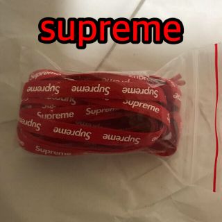 シュプリーム(Supreme)の『新品未使用❗️』シュプリーム　ナイキ　エアフォース1 シューレース　赤(その他)