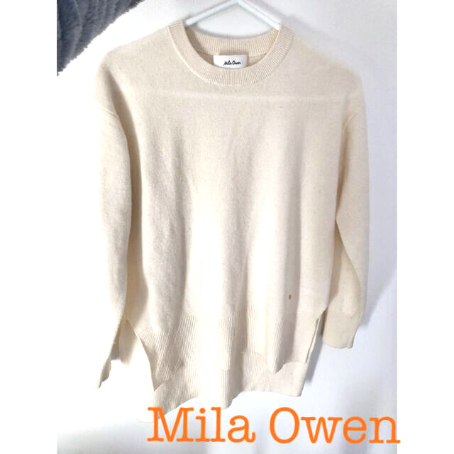 Mila Owen(ミラオーウェン)のMilaowenミラーオーウェン　カシミヤニット レディースのトップス(ニット/セーター)の商品写真