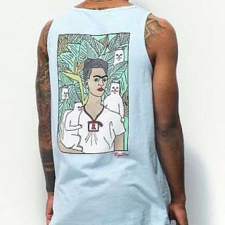 シュプリーム(Supreme)の【kuriさん専用】RIPNDIP リップンディップ タンクトップ ブルー(Tシャツ/カットソー(半袖/袖なし))