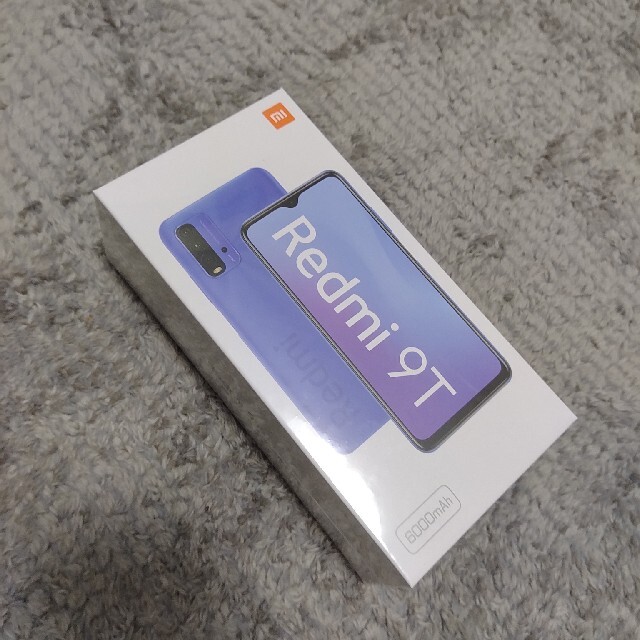 ☆未開封☆ 新品未使用 Xiaomi Redmi9T本体 Carbon Gray