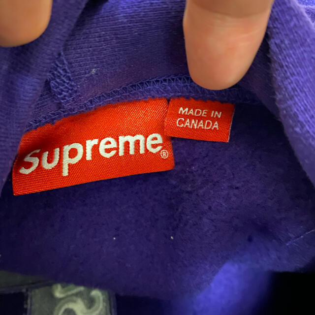 Supreme パープル Mの通販 by Showa's SHOP|シュプリームならラクマ - Supreme クロスボックスロゴパーカー 好評大得価