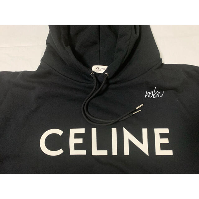 新品CELINE セリーヌ ロゴ　パーカー  L