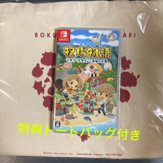 ニンテンドースイッチ(Nintendo Switch)の牧場物語 オリーブタウンと希望の大地＋トートバッグ＋フェリシアのエプロンドレス(家庭用ゲームソフト)