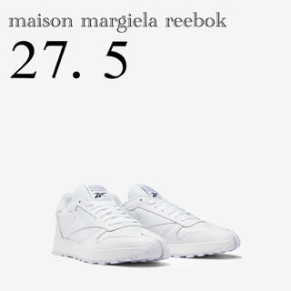 マルタンマルジェラ(Maison Martin Margiela)のmaison margiela reebok マルジェラ  27.5 cm 白(スニーカー)