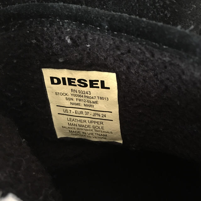 DIESEL(ディーゼル)のDIESEL エンジニアブーツ 24㎝ レディースの靴/シューズ(ブーツ)の商品写真