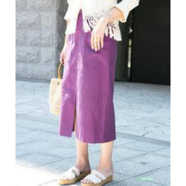 URBAN RESEARCH ROSSO(アーバンリサーチロッソ)のURBAN RESEARCH ROSSO ストレッチリネンタイトスカート レディースのスカート(ひざ丈スカート)の商品写真