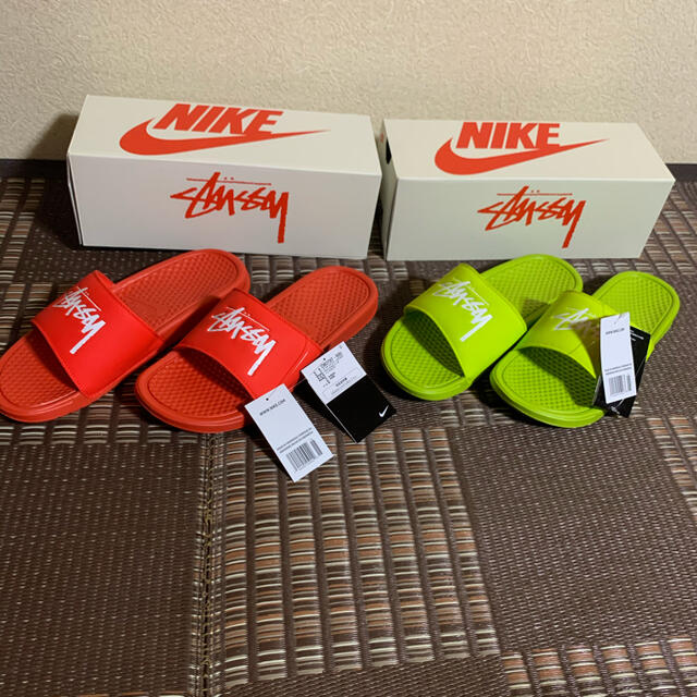 NIKE×STUSSY BENASSI BRIGHT CACTUS サイズ10