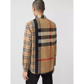 BURBERRY - 20AW BURBERRY パッチワーク ロゴ チェックシャツの通販 by