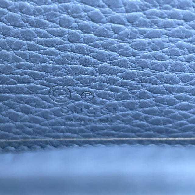 Gucci(グッチ)の グッチGUCCI GGキャンバス長財布　ラウンドファスナー水色 レディースのファッション小物(財布)の商品写真