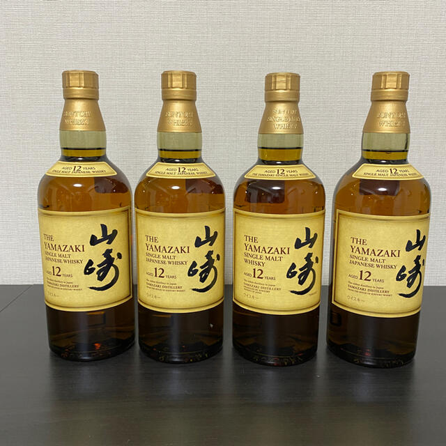 食品/飲料/酒山崎12年 700ml 4本セット