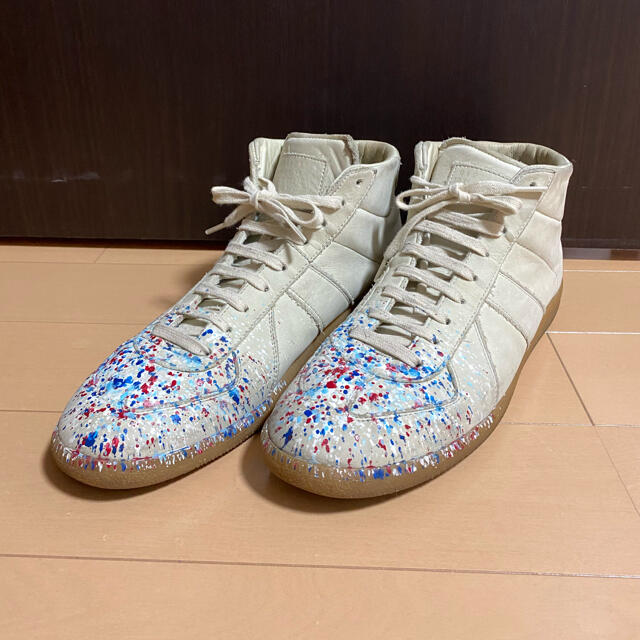 MAISON MARGIELA ジャーマントレーナー　ペンキ加工