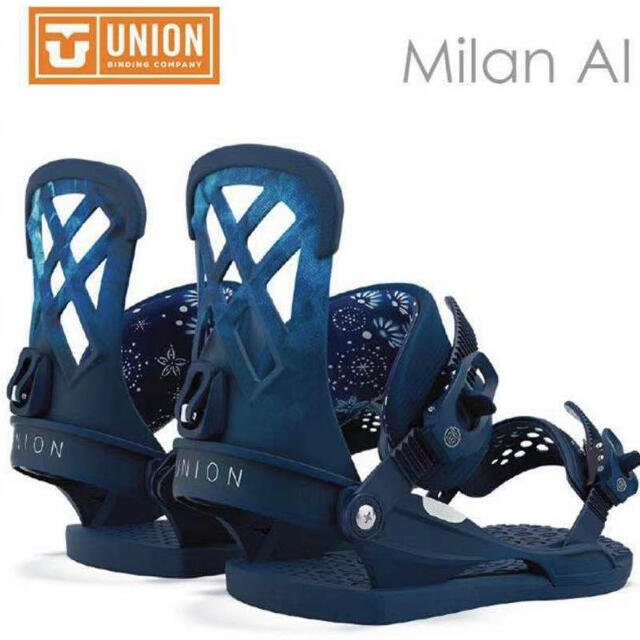 UNION STATION(ユニオンステーション)のユニオン ビンディング UNION BINDING MILAN AI 20-21 スポーツ/アウトドアのスノーボード(バインディング)の商品写真