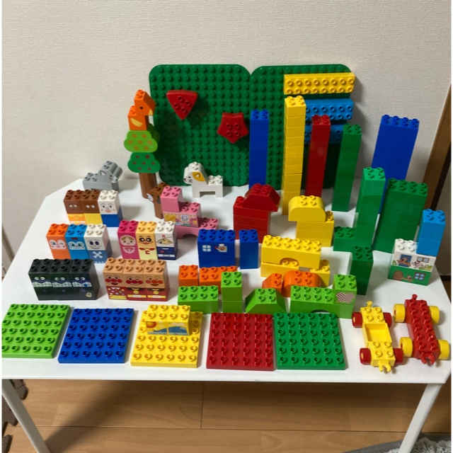 アンパンマン(アンパンマン)のアンパンマン　ブロックラボ　LEGO DUPLO LEGOデュプロ　大量　値下げ キッズ/ベビー/マタニティのおもちゃ(知育玩具)の商品写真