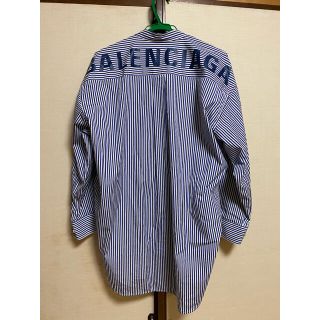 バレンシアガ(Balenciaga)のBALENCIAGA スウィングシャツ ストライプ　34(シャツ/ブラウス(長袖/七分))