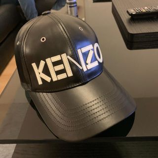 ケンゾー(KENZO)のKENZO レザーキャップ(キャップ)