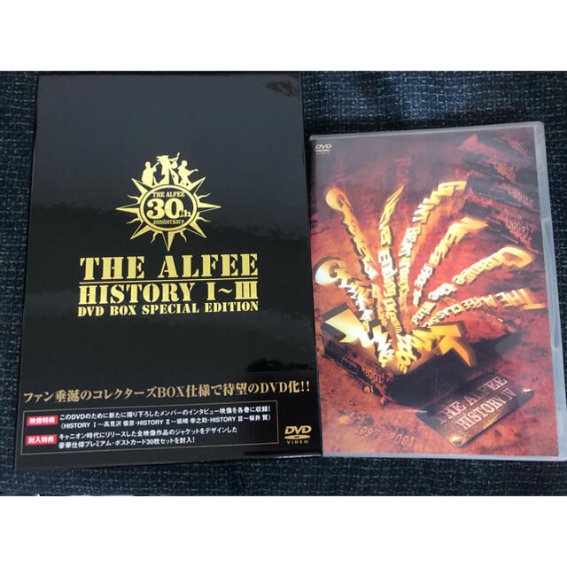 DVD/ブルーレイ「送料込み」THE ALFEE HISTORY DVDセット