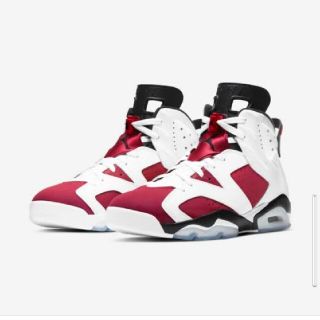 ナイキ(NIKE)のNIKE　AIR JORDAN 6 RETRO　CARMINE(スニーカー)