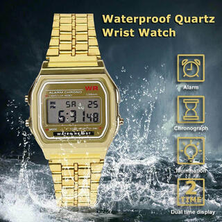 カシオ(CASIO)のCasio デジタル LED 腕時計 防水 メンズ レディース ファッション(腕時計(デジタル))