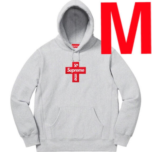 Supreme Cross Box Logo Hooded Sweatshirt