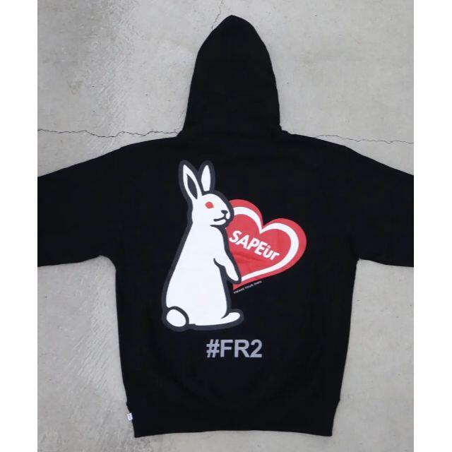 XL GLR237 HEART RABBIT HOODIE