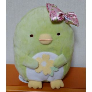 すみっコぐらし　リボンでおしゃれ　ペンギン？　ぬいぐるみ(ぬいぐるみ)