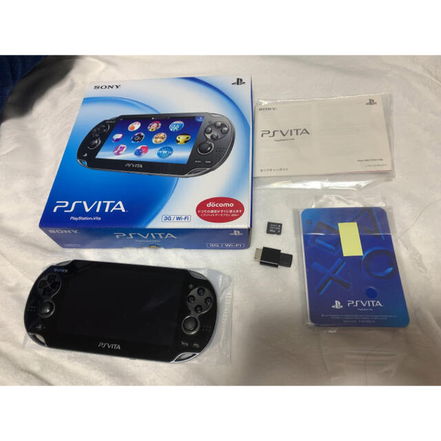 PlayStation®Vita クリスタル・ブラック 3G/Wi-Fiモデル…携帯用ゲーム機本体