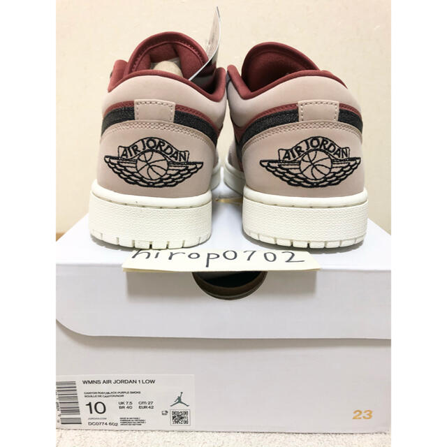 NIKE WMNS AIR JORDAN 1 LOW キャニオンラスト 2