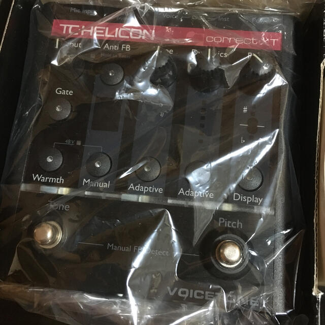 tc helicon ヴォーカルエフェクター　correct xt