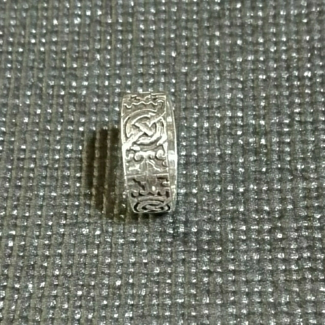 シルバー925 リング 指輪 15号 とボディピアス メンズのアクセサリー(リング(指輪))の商品写真