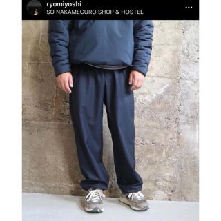 1LDK SELECT - SO ORIGINAL CORDURA WOOL TRACK PANTSの通販 by woom's